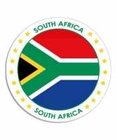 Sticker met zuid afrikaanse vlag trend