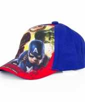 The avengers pet cap blauw voor kinderen trend