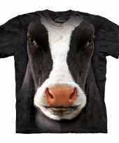 The mountain koeien t-shirt zwart wit trend
