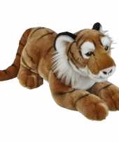 Tijgers speelgoed artikelen tijger knuffelbeest bruin 50 cm trend