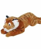 Tijgers speelgoed artikelen tijger knuffelbeest bruin 60 cm trend