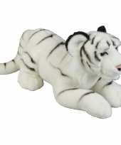 Tijgers speelgoed artikelen tijger knuffelbeest wit 50 cm trend
