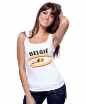 Top met vlaggen thema belgie dames trend