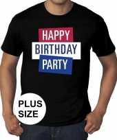 Toppers grote maten toppers happy birthday party heren t-shirt officieel trend