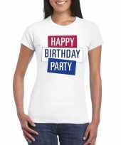 Toppers wit toppers happy birthday party dames t-shirt officieel trend