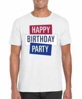 Toppers wit toppers happy birthday party heren t-shirt officieel trend