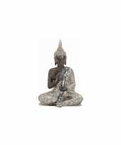 Tuin beeldje boeddha 27 cm trend