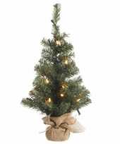 Tweedekans kunst kerstboom groen warm witte verlichting 90 cm trend