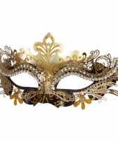 Venetiaans oogmasker zwart goud trend
