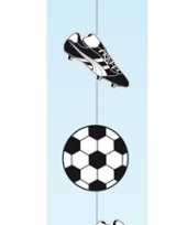Voetbal hangdeco slingers 1 meter trend