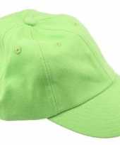 Voordelige baseballcaps lime groen trend