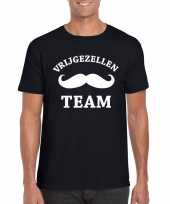 Vrijgezellenfeest team t-shirt zwart heren trend