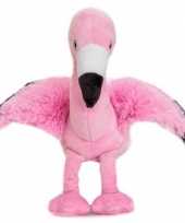 Warme knuffel kruik flamingo 18 cm trend