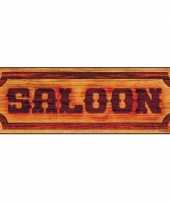 Western saloon bordje trend