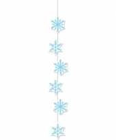 Winter sneeuwvlok slinger 108 cm winkelruit decoratie trend