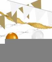 Wit gouden feest versiering pakket huiskamer trend