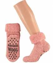 Wollen sokken in roze voor meisjes maat 23 26 trend