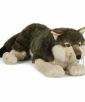 Wolven speelgoed artikelen wolf knuffelbeest 71 cm trend