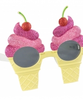 Zomer sundae ijsjes bril trend