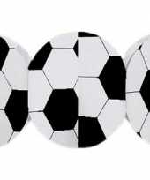 Zwart witte voetballen slinger trend