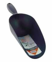 Zwarte schep multifunctioneel 32 cm trend