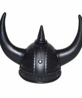 Zwarte vikingenhelm volwassenen trend