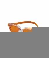 Zwembril met uv bescherming voor kinderen oranje trend