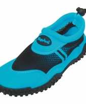 Zwemschoenen blauw met uv bescherming trend