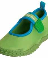Zwemschoenen groen met uv bescherming trend