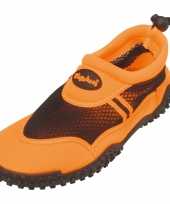 Zwemschoenen oranje met uv bescherming trend